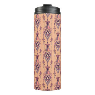 Bouteilles Isothermes Ethnique tribale : Aztec Mexicain sans couture Vin