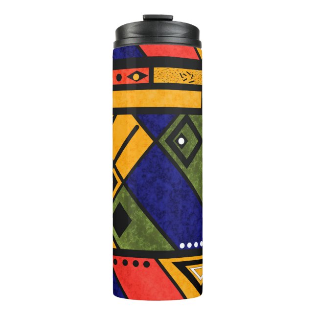 Bouteilles Isothermes Ethno africain sans couture traditionnelle motif (Devant)