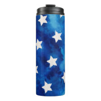 Étoiles Aquarelle Bleue Bleu Collège