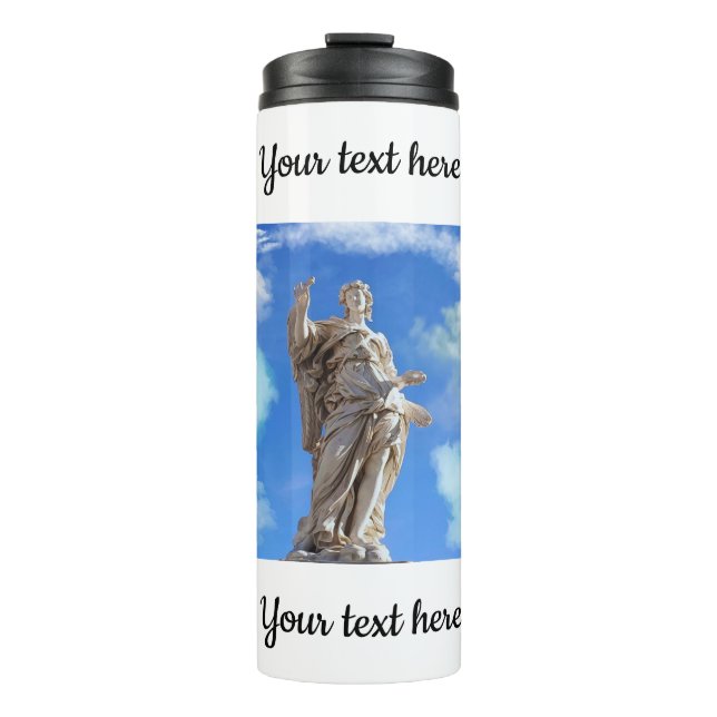 Bouteilles Isothermes Europe Rome Voyage Tumbler Thermique avec sculptur (Devant)