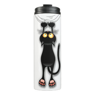 Bouteilles Isothermes Fabric de Cat funny