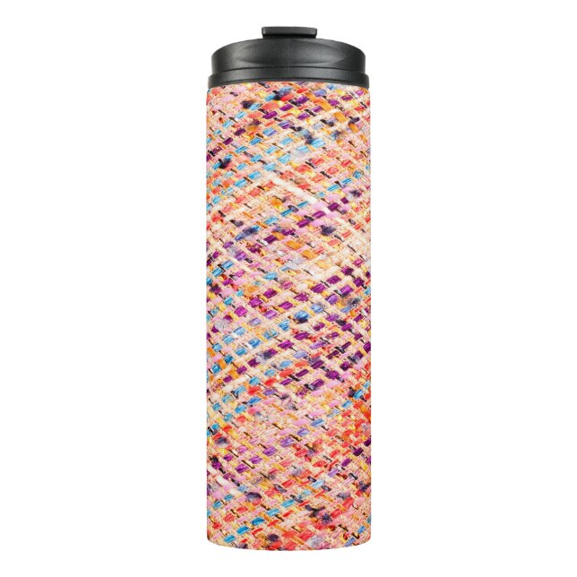 Bouteilles Isothermes Fabric texture weave a large thread (Devant)