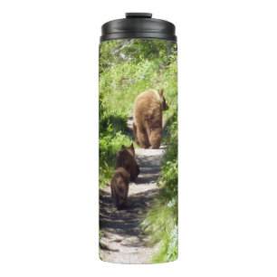 Bouteilles Isothermes Famille d'ours brun