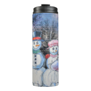 Bouteilles Isothermes Famille Snowman