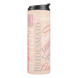 Bouteilles Isothermes Fantastic Bridesmaid Personnalisé Fabrique Words