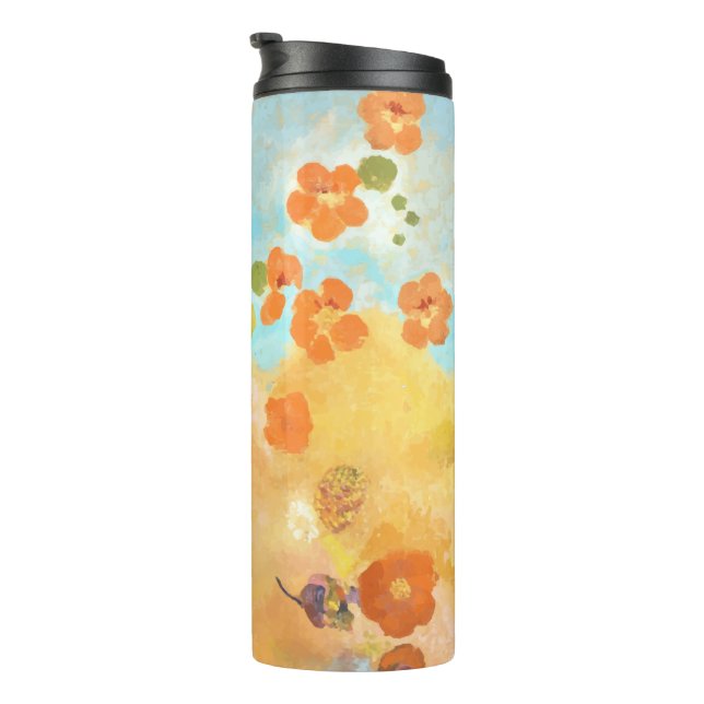 Bouteilles Isothermes Fantastique Californie Orange Poppies Champs (Tourné sur la droite)