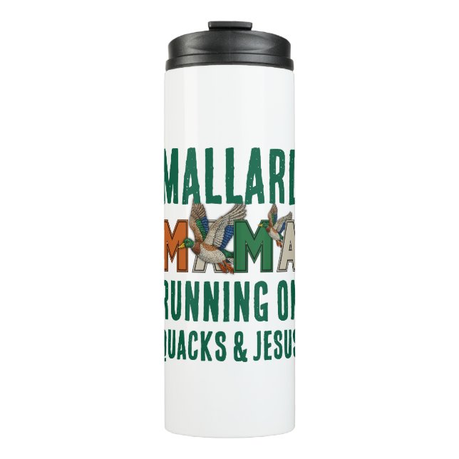 Bouteilles Isothermes Faux Rhinestone MALLARD MAMA (Devant)