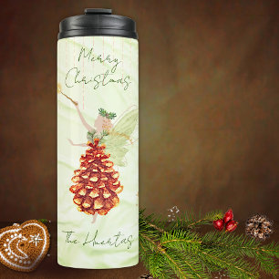 Bouteilles Isothermes Fée de Noël 6 Modèle photo Vert