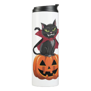 Bouteilles Isothermes Feline Fang-tastic Halloween Conception de chat Va