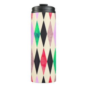 Bouteilles Isothermes Fête de grunge d'aquarelle transparente