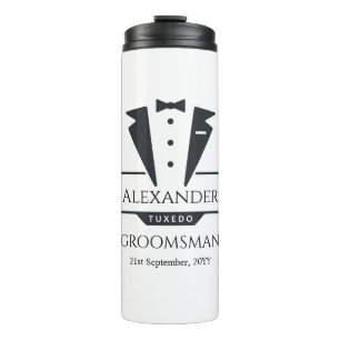 Bouteilles Isothermes Fête de mariage Tuxedo Cadeaux Groomsman