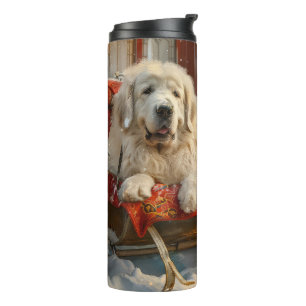 Bouteilles Isothermes Fête de Noël des Chiens des Pyrénées