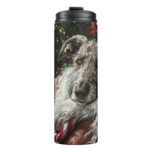 Bouteilles Isothermes Fête de Noël du loup Hound Dog
