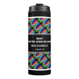 Bouteilles Isothermes Fête des pères BEST DAD SUD-AFRICAIN Personnalisé