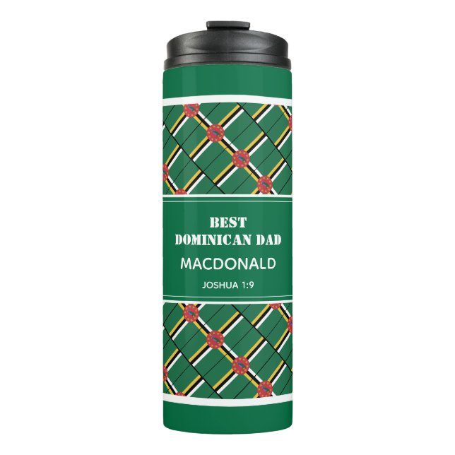 Bouteilles Isothermes Fête des pères MEILLEUR DAD DOMINICAIN Personnalis (Devant)