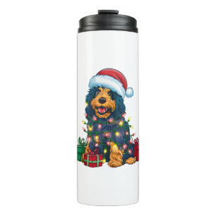 Bouteilles Isothermes Feu de Noël Santa Chapeau Portugais Chien d'eau Ch
