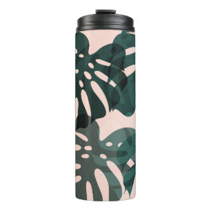Bouteilles Isothermes Feuilles tropicaux : Aquarelle Abstraite