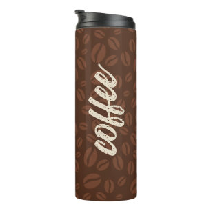 Bouteilles Isothermes Fèves de café Paruline thermique chaude et froide