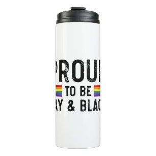 Bouteilles Isothermes Fier d'être gay et Mois de la fierté noire 2025