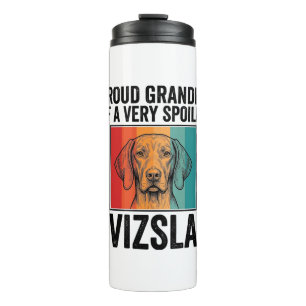 Bouteilles Isothermes Fier grand-père Vizsla conception vintage amateur 