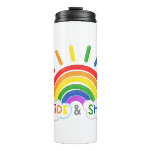 Bouteilles Isothermes Fierté et brillance LGBTQ+ Rainbow Sunrise Happy