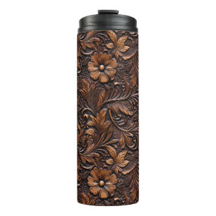 Bouteilles Isothermes Fille Brown occidentale Bohemian Floral