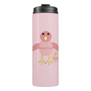Bouteilles Isothermes Fille Chick Chick Thermal Tumbler Personnalisé Ros