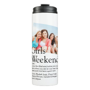 Bouteilles Isothermes Filles personnalisées Weekend Définition Photo