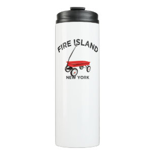 Bouteilles Isothermes Fire Island grande version Chariot Rouge Long Isla