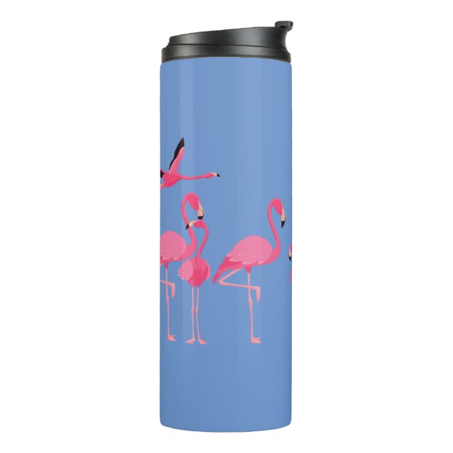Bouteilles Isothermes Flamant rose (Tourné sur la gauche)