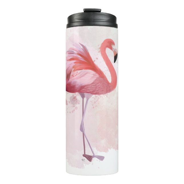 Bouteilles Isothermes Flamant rose de bouffée (Devant)