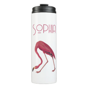 Bouteilles Isothermes Flamant rose rose vintage