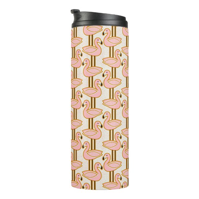 Bouteilles Isothermes Flamingo du milieu du siècle (Tourné sur la droite)