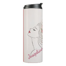 Fleur de rose rose personnalisée femme élégante ch