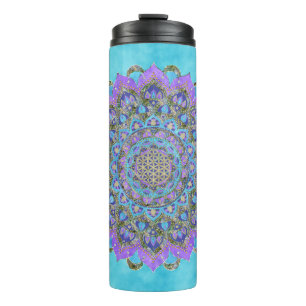 Bouteilles Isothermes Fleur De Vie - Mandala India Style 2