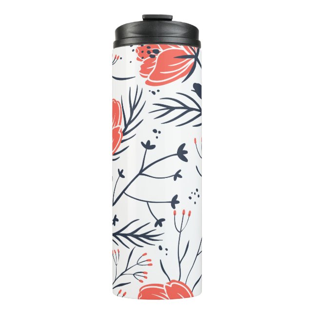 Bouteilles Isothermes Fleurs (Devant)