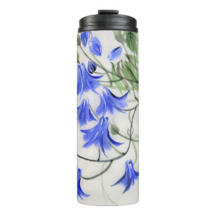 Bouteilles Isothermes Fleurs bleues