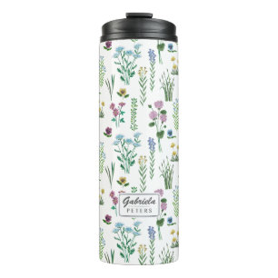 Bouteilles Isothermes Fleurs de champ Floral   Paruline thermique