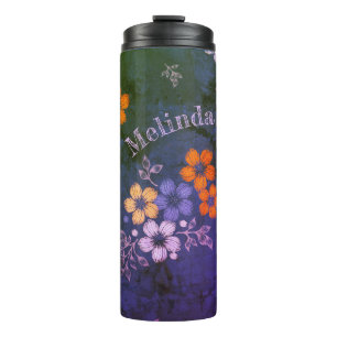 Bouteilles Isothermes Fleurs folk Paruline thermique