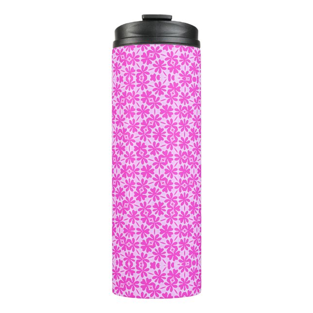 Bouteilles Isothermes Fleurs Fuchsia (Devant)