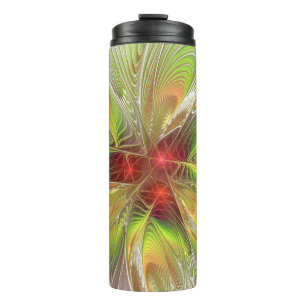 Bouteilles Isothermes Fleurs imaginaires fractales douces et tendres