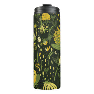 Bouteilles Isothermes Fleurs motif transparent