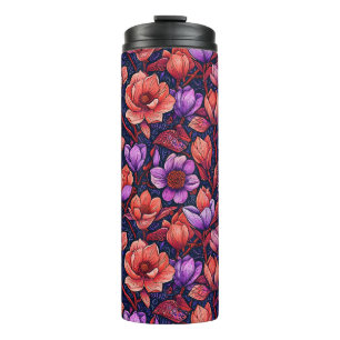 Bouteilles Isothermes Fleurs roses