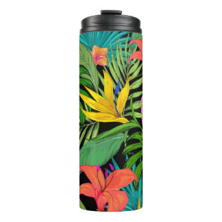 Bouteilles Isothermes Fleurs tropicales motifs Feuilles