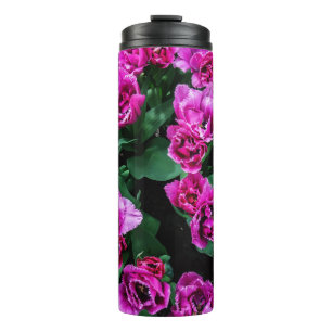 Bouteilles Isothermes Fleurs tulipes roses