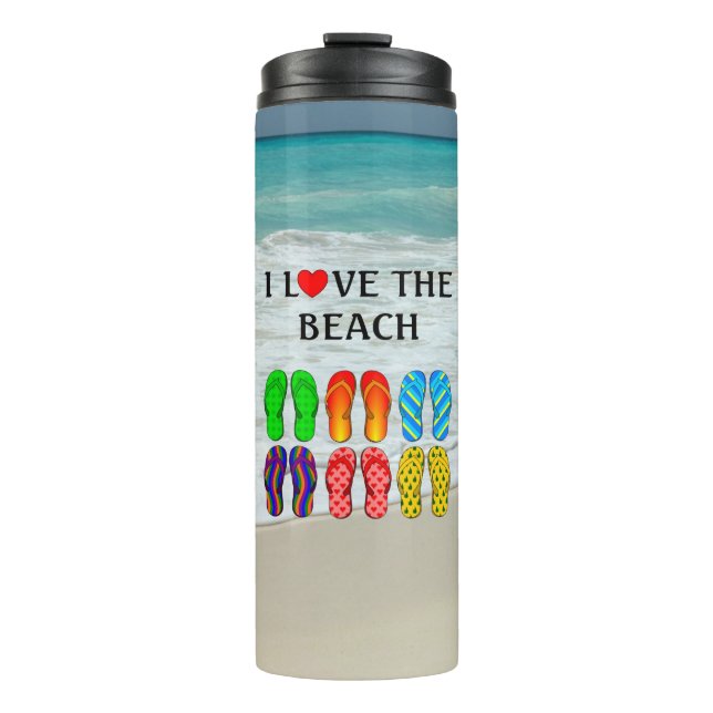 Bouteilles Isothermes Flip Flops Beach Love (Devant)
