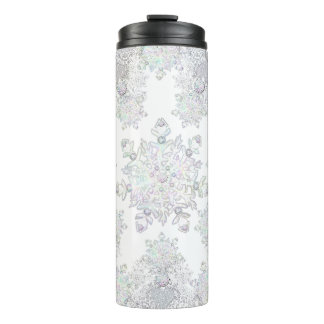 BOUTEILLES ISOTHERMES FLOCON DE NEIGE BLANC