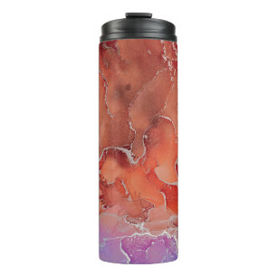 Bouteilles Isothermes Fluid Art. Moderne ? arrière - plan coloré bstract