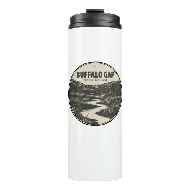Bouteilles Isothermes Flux national des prairies de Buffalo Gap (Devant)