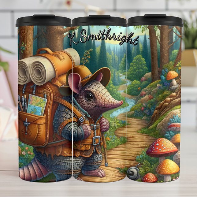 Bouteilles Isothermes Forêt d'Armadillo randonnée (Créateur téléchargé)